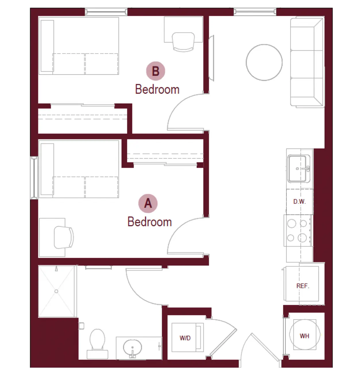 2x1 A floor plan