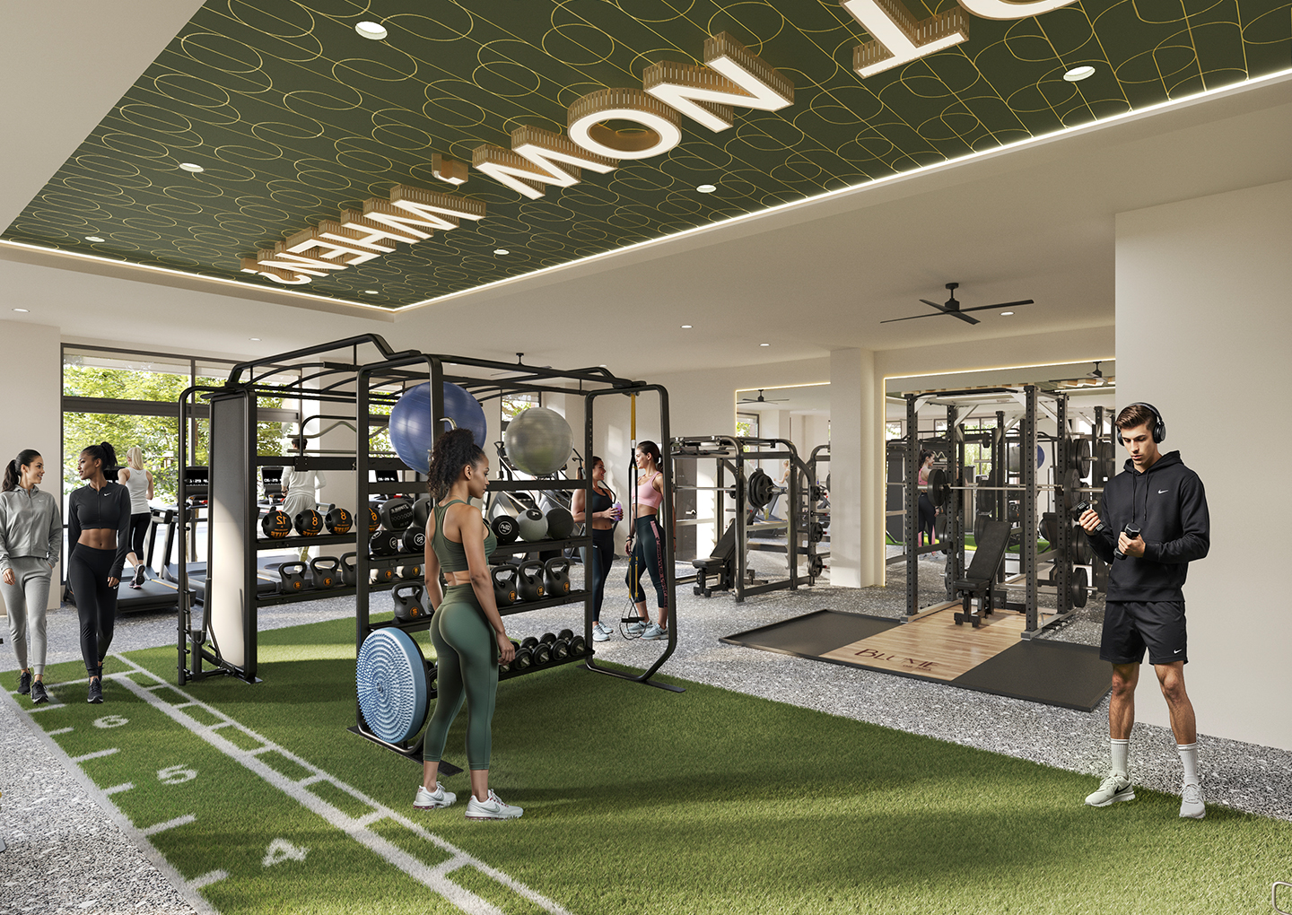 state-of-the-art fitness center