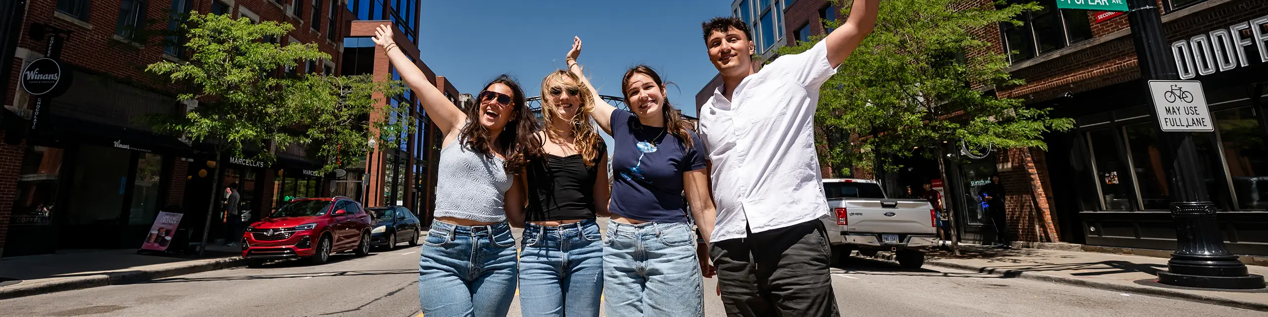 group of diverse young adults