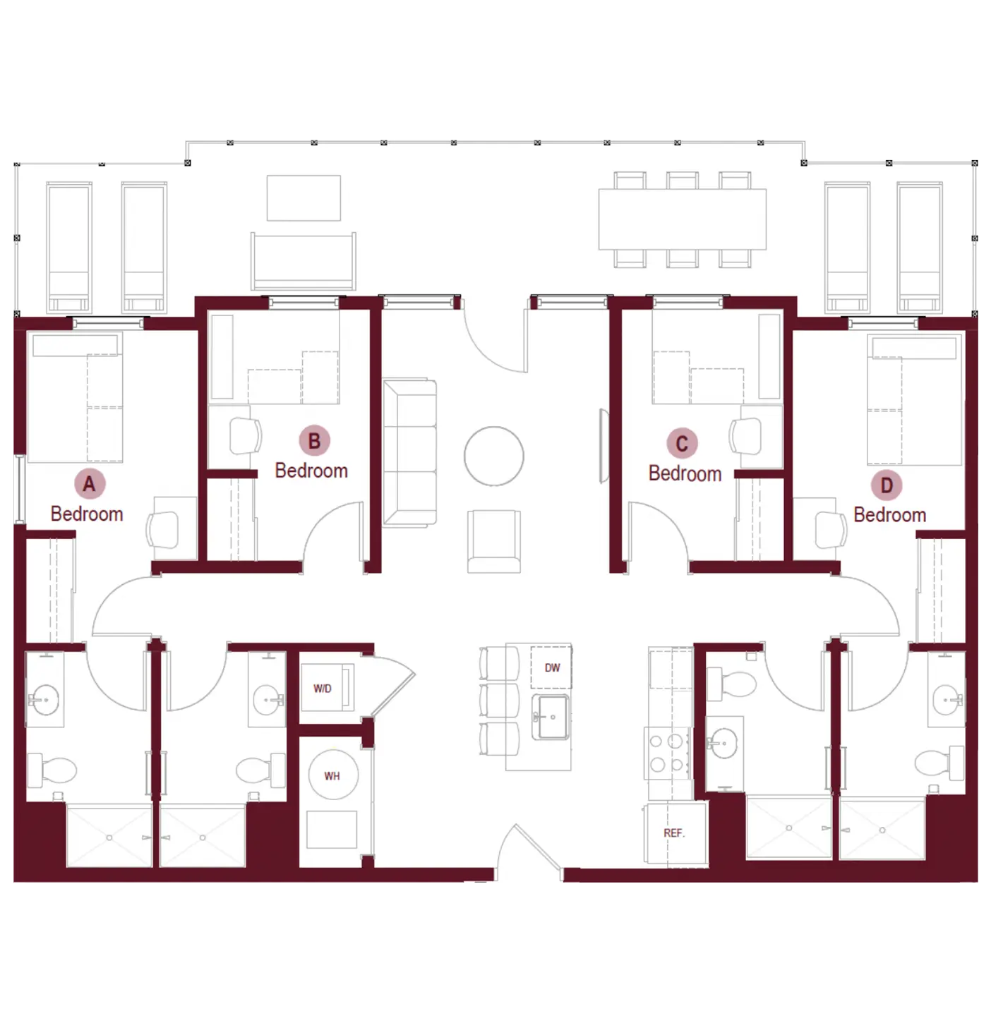 4x4 A Terrace West