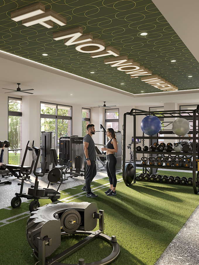 fitness center