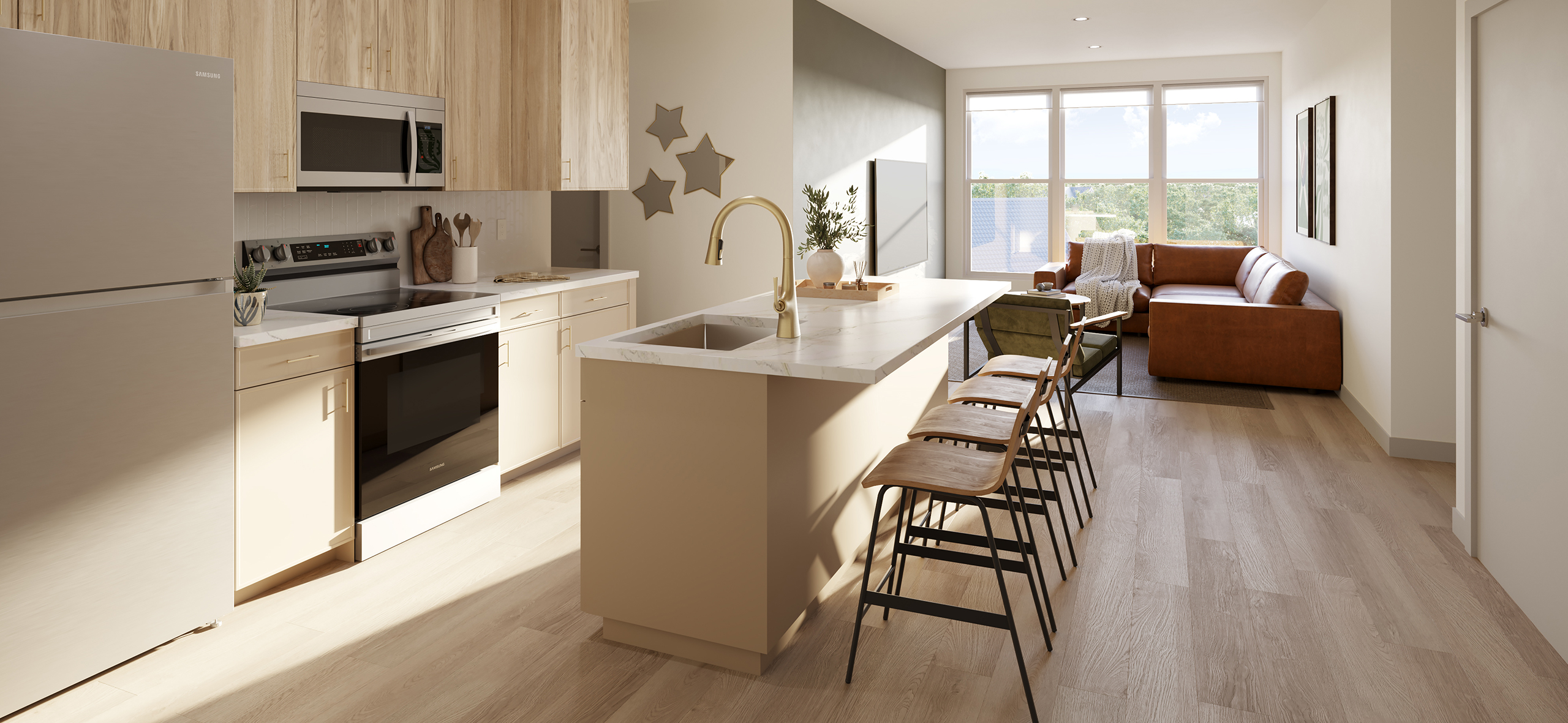apartment living space