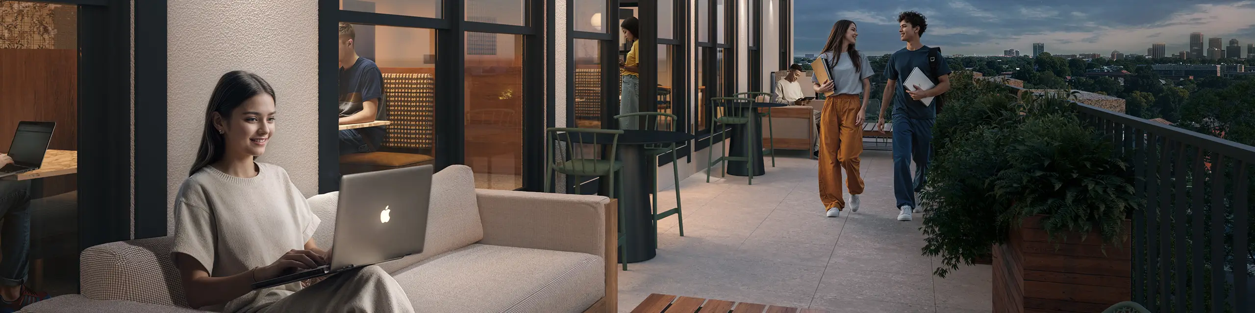 outdoor lounge